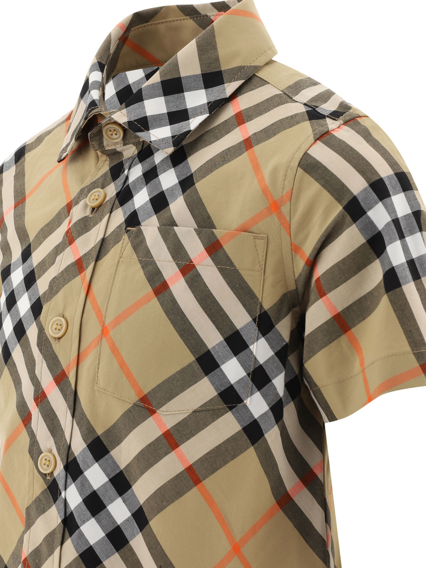 BURBERRY KIDS Beige Owen shirt